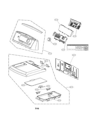 Top cover parts