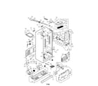 LG LFX28978SB/00 case parts diagram