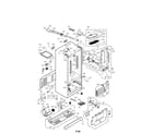LG LFX28978ST/00 case parts diagram