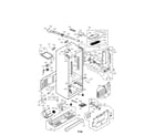 LG LFX28978SW/00 case parts diagram