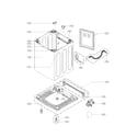 Kenmore Elite 79629278010 case assembly parts diagram