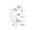 Kenmore Elite 79629002010 cover assembly parts diagram