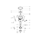 Kenmore Elite 79629002010 tub assembly parts diagram