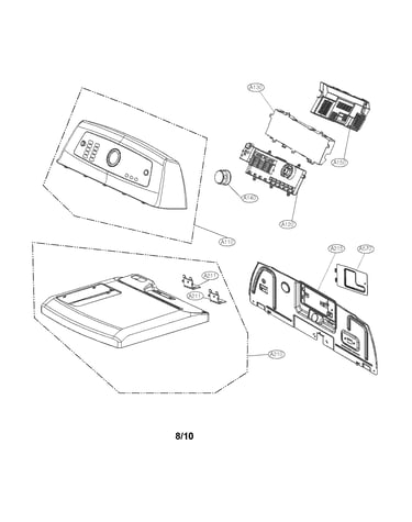 Control panel and plate assembly parts