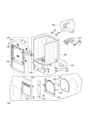 Cabinet and door assembly parts