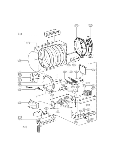 Drum and motor assmbly parts