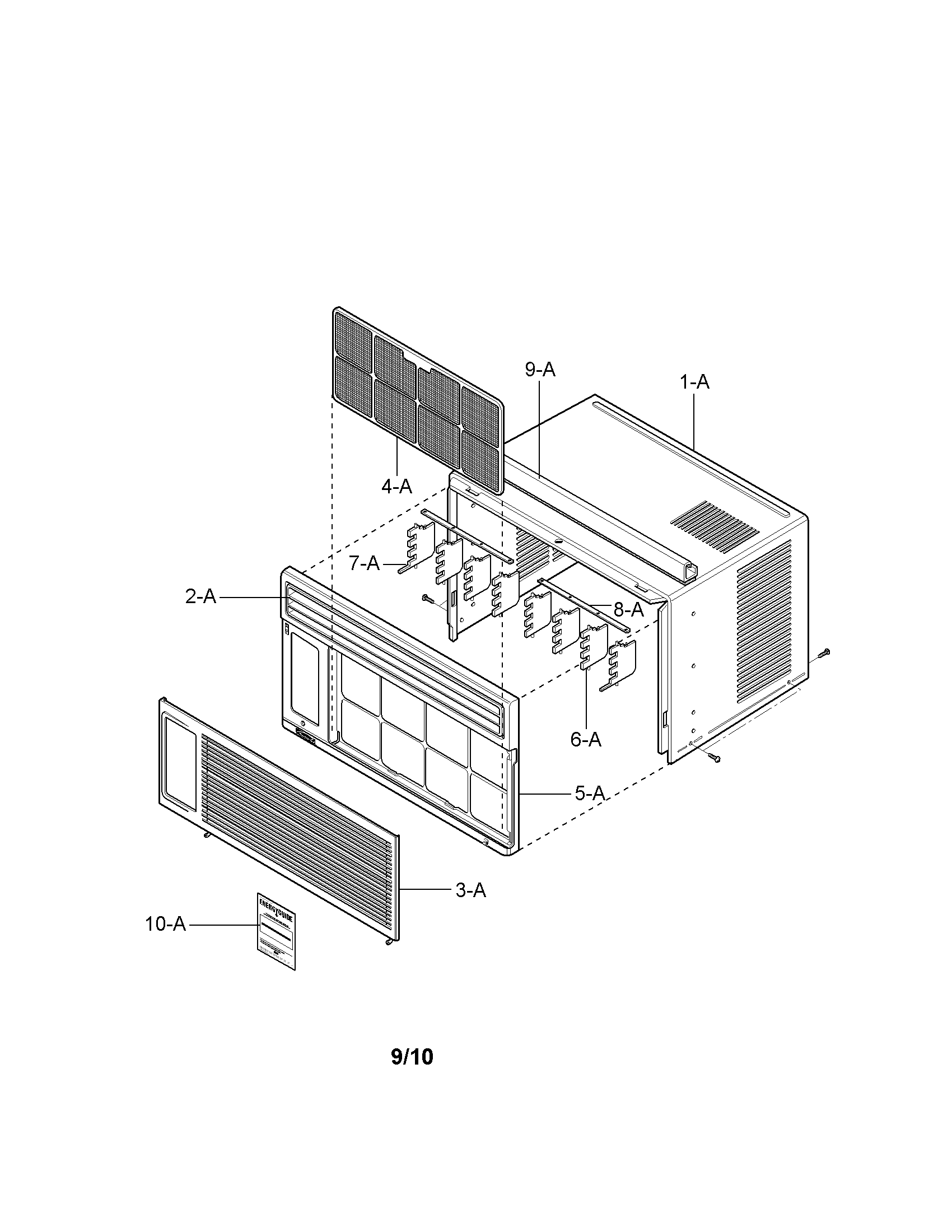 CABINET AND FRONT GRILLE PARTS