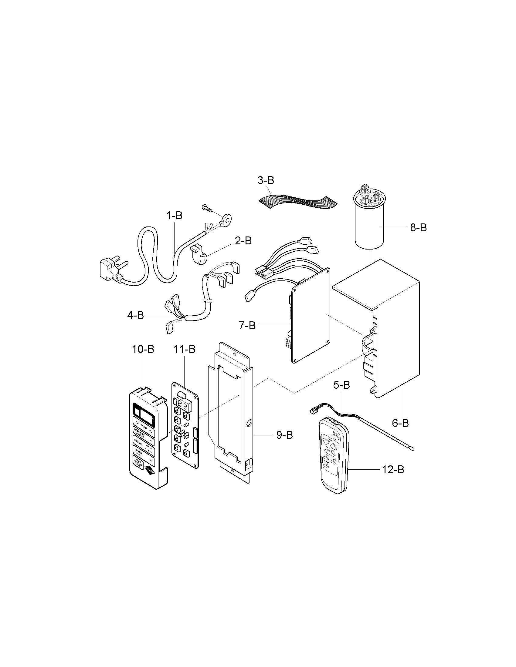 Control box parts