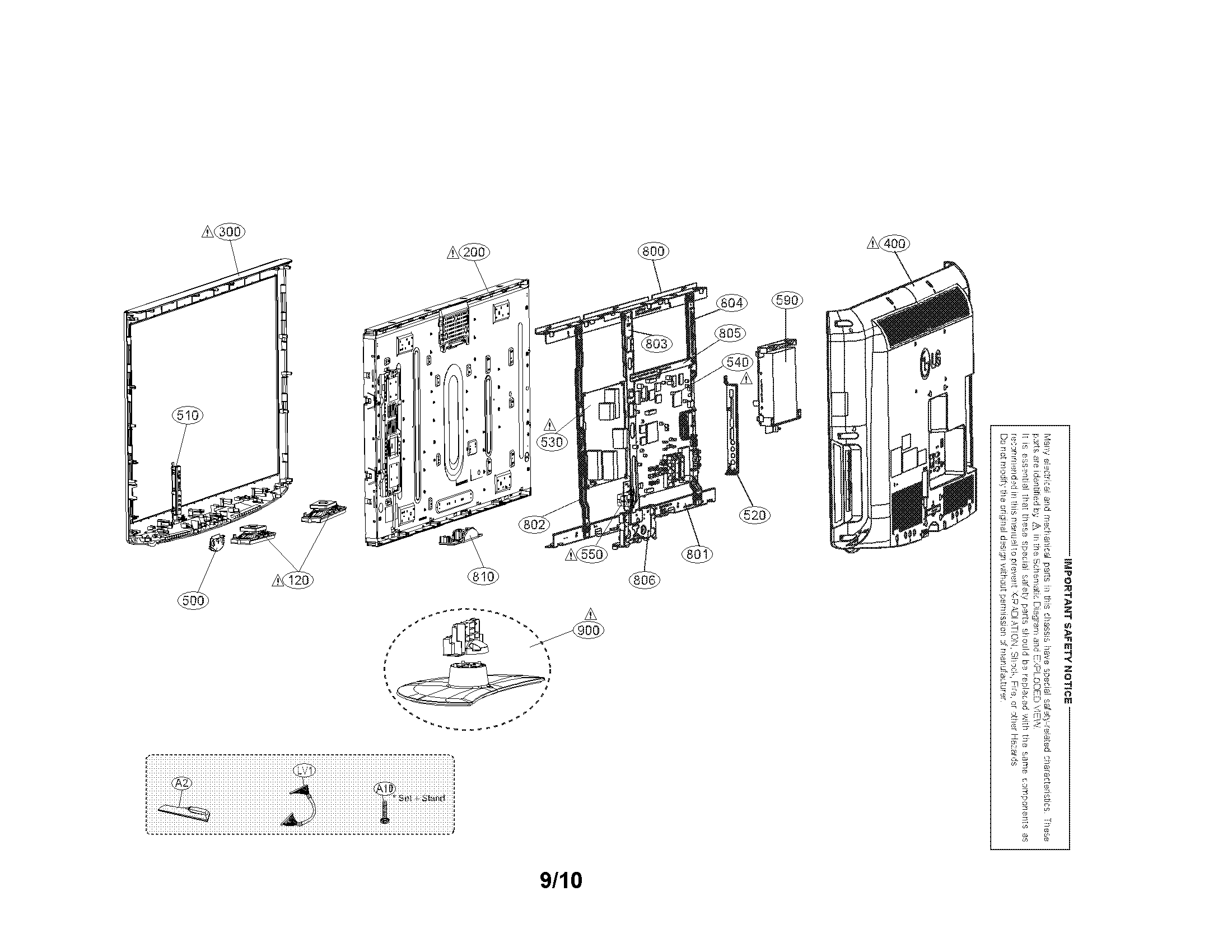 Exploded view parts