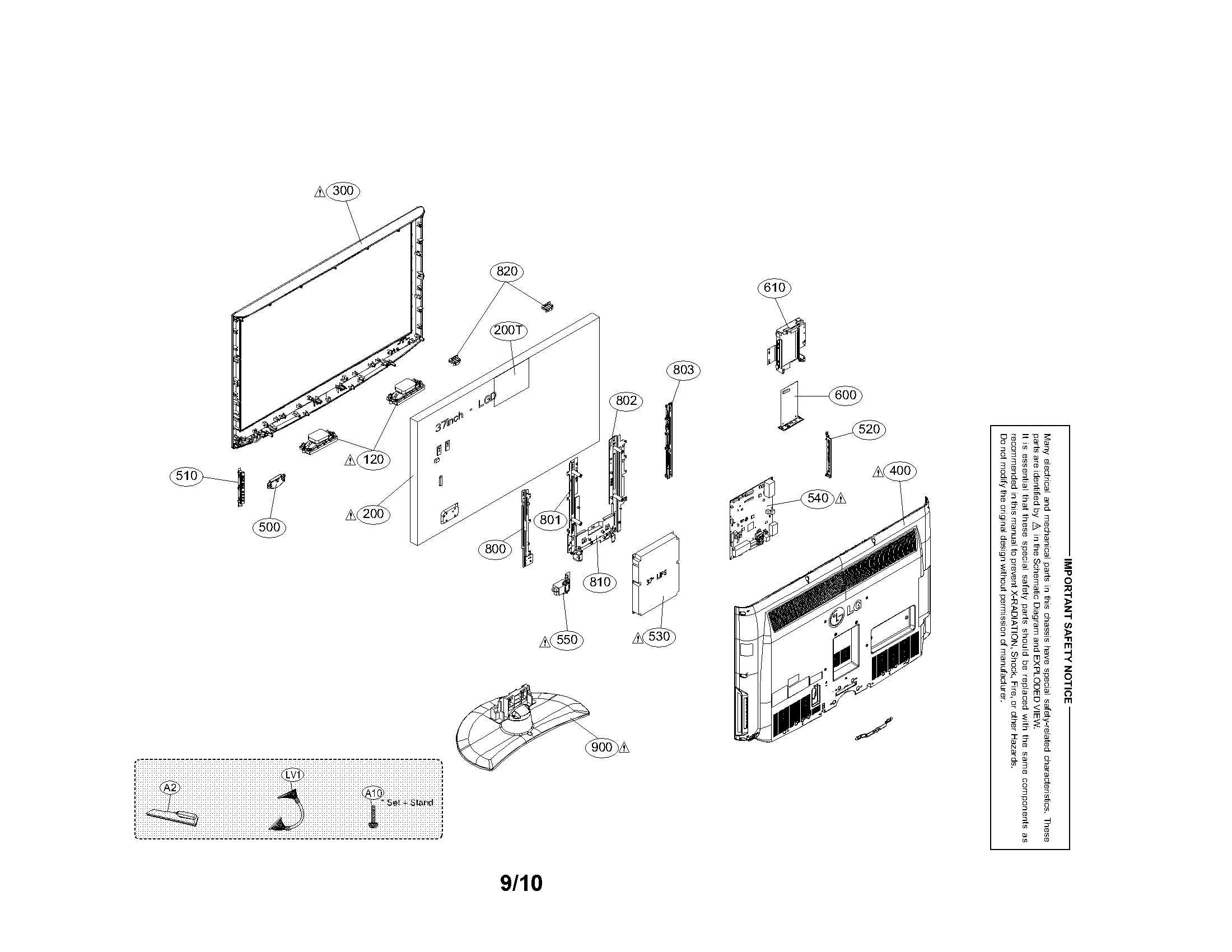 Exploded view parts