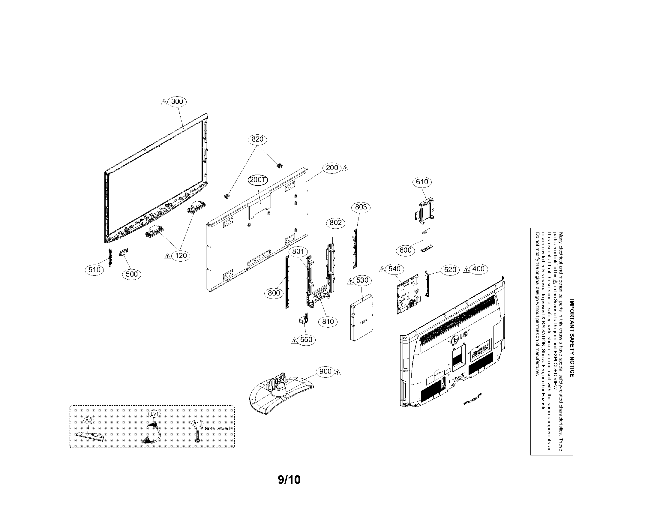 Exploded view parts