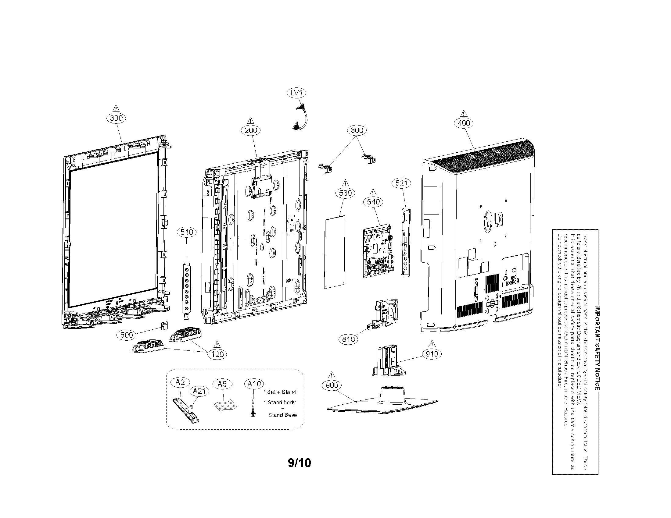 Exploded view parts