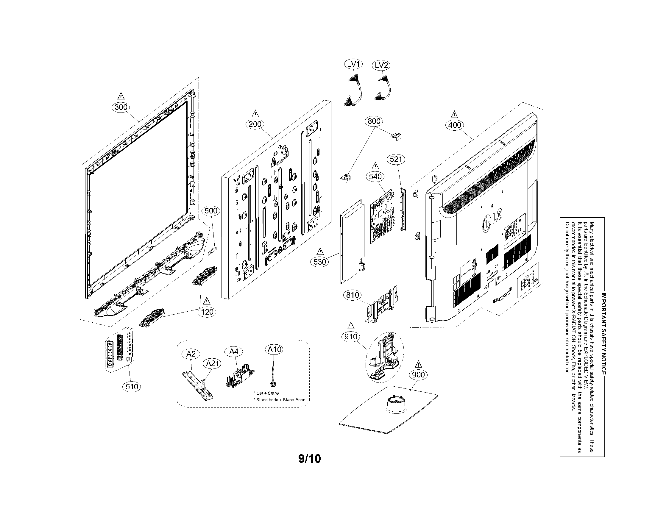 Exploded view parts
