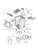 Cabinet and door assembly parts