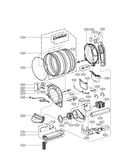 Drum and motor assembly parts