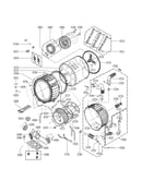 Drum and tub assembly parts