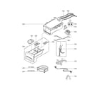 LG WM3885HCCA dispenser assembly parts diagram