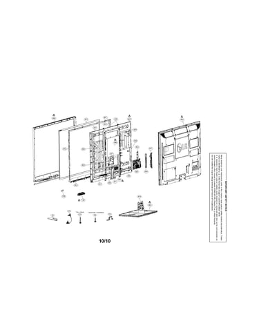 Exploded view assembly parts