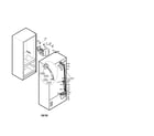 Kenmore Elite 79578713802 ice maker assembly parts diagram
