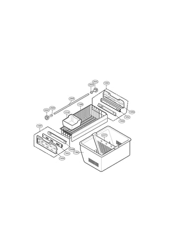 Freezer parts assembly