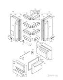Door parts assembly