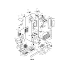 LG LFC21770ST/01 case assembly parts diagram