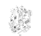 LG LFC21770ST/02 case assembly parts diagram