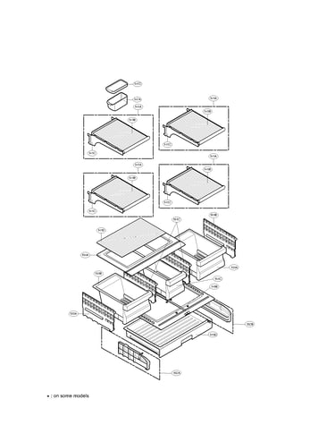 Refrigerator parts assembly