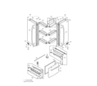 LG LFC21770ST/03 door parts assembly diagram