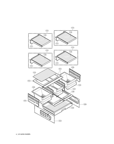 Refrigerator parts assembly
