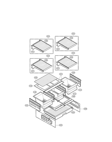 Refrigerator parts assembly