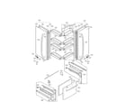 LG LFC21770ST/05 door parts assembly diagram