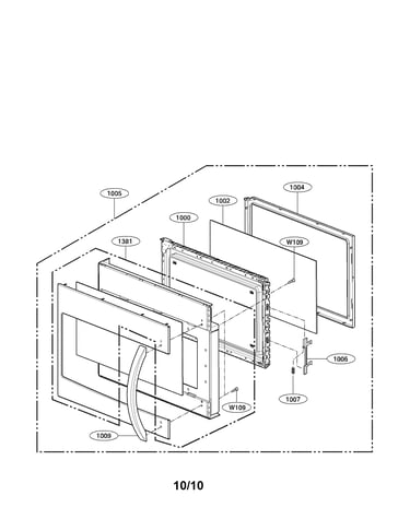Door assembly parts