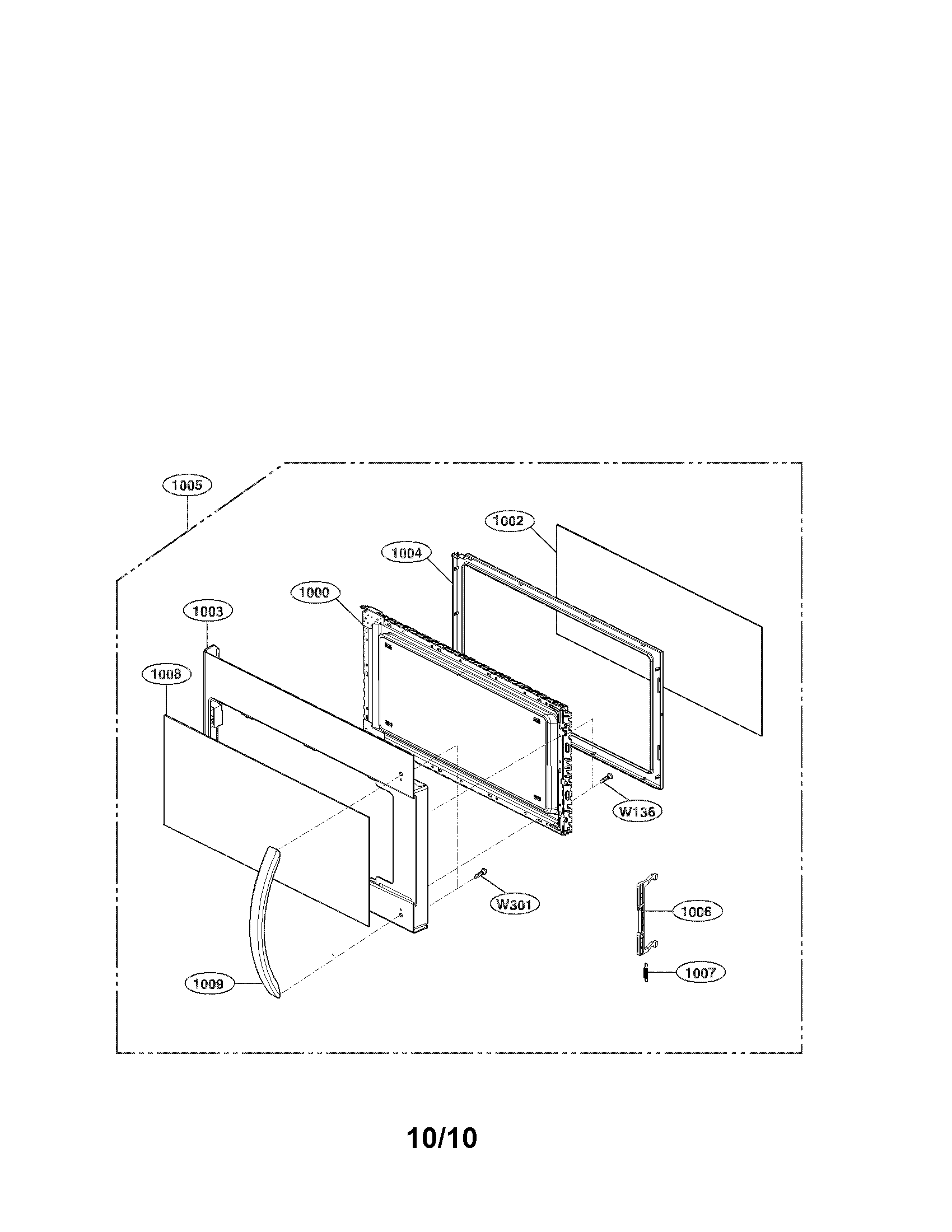 DOOR ASSEMBLY PARTS