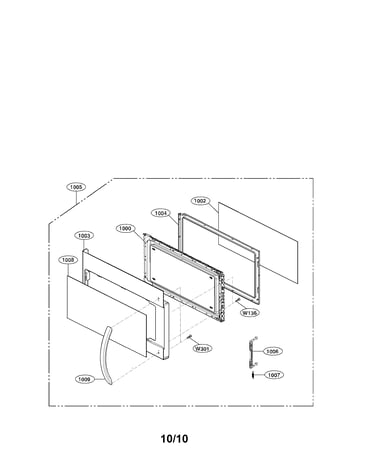 Door assembly parts