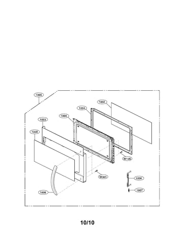 Door assembly parts