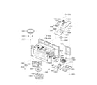 Kenmore 72185064010 interior parts diagram