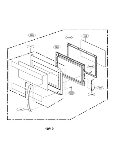 Door assembly parts