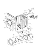 Cabinet and door assembly parts