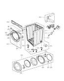 Cabinet and door assembly parts