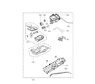 LG DLGX5102W guide assmbly parts assembly diagram