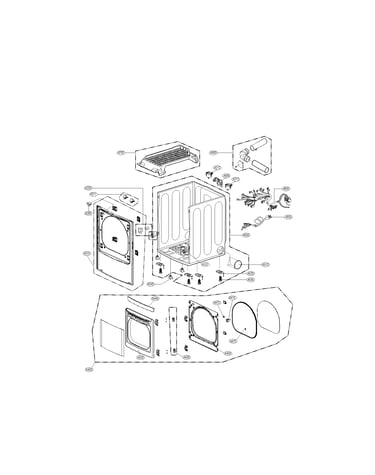 Cabinet and door assembly parts