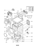 Cabinet and control assembly parts