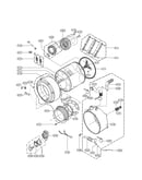 Drum and tub parts assembly