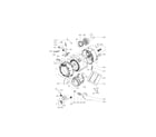 LG WM3455HS drum and tub parts assembly diagram