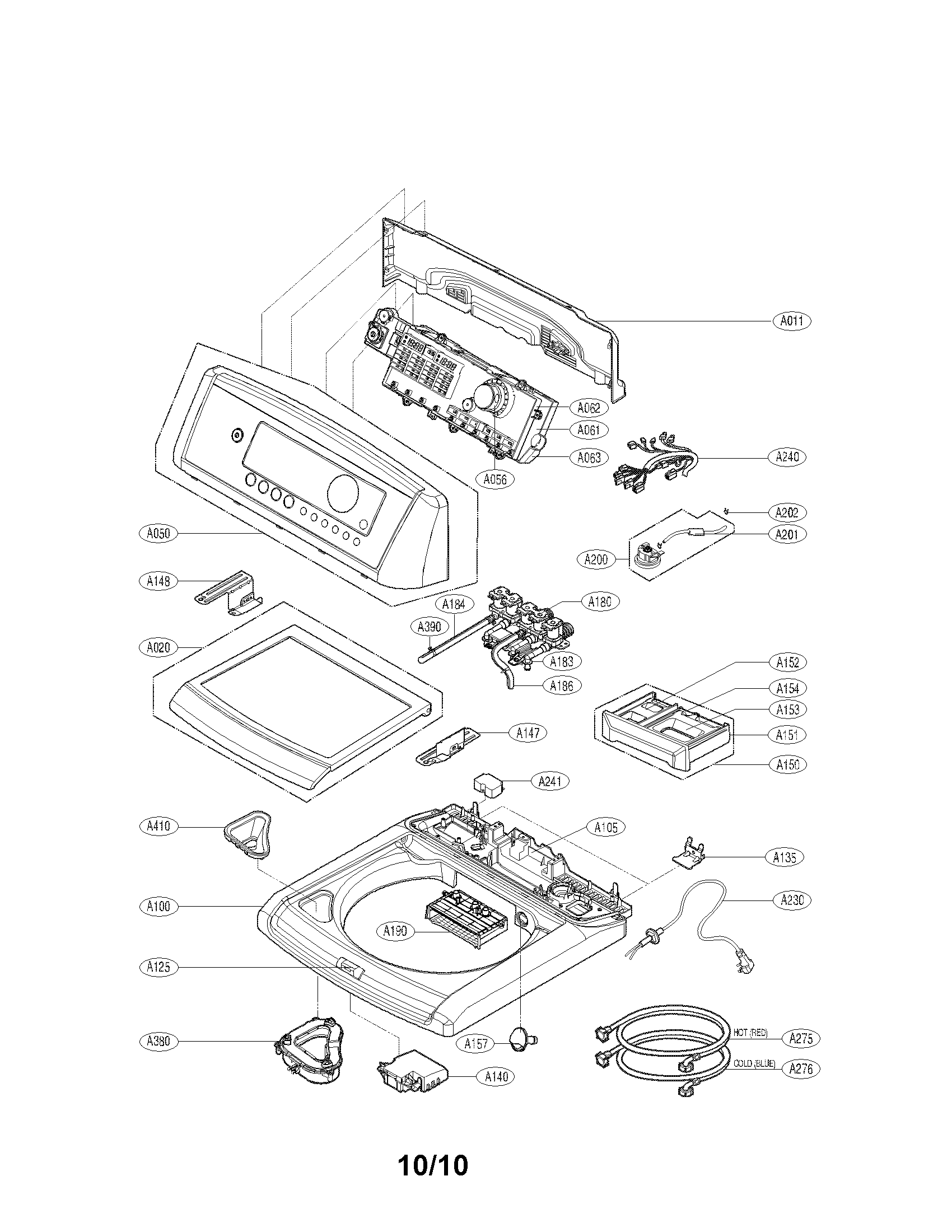 TOP COVER ASSEMBLY PARTS