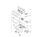 LG WT5001CW/00 top cover assembly parts diagram