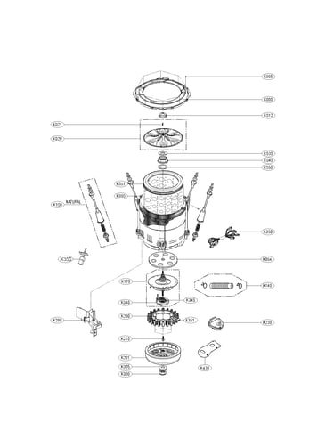 Tub parts assembly