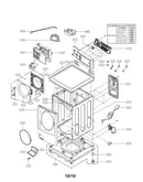 Cabinet and control panel assembly parts