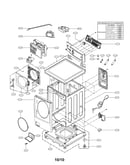 Cabinet and control panel assembly parts